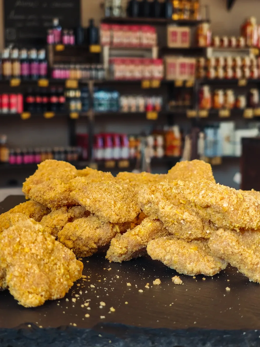 Nuggets di pollo con impanatura senza glutine